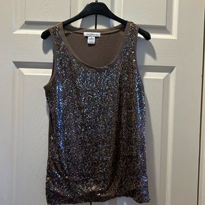 Liz Claiborne sequins tank